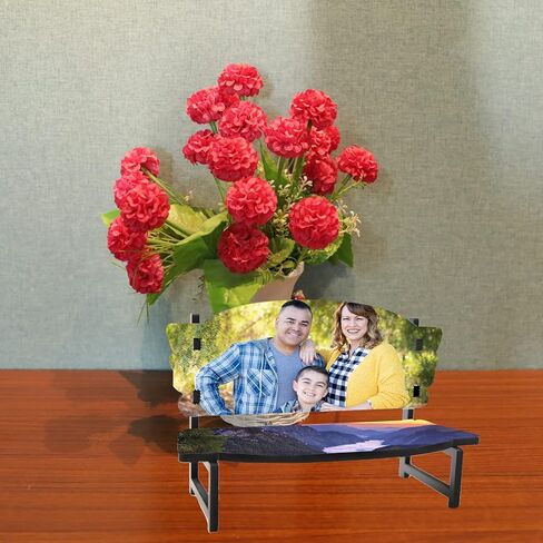 عبوتان من قطعتين من قطع التسامي التذكارية لتزيين الكرسي، إطار صورة مصنوع يدويًا بطابع بحري لديكور المنزل على الطاولة يحمل مقعدًا تذكاريًا باللون الأبيض مقاس 7.1 × 2.72 بوصة in Kuwait