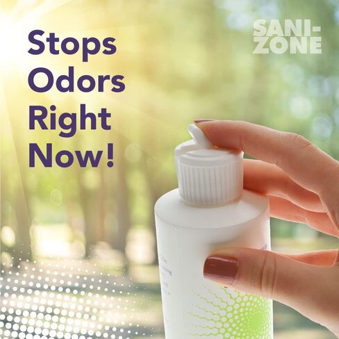Anasept Sani-Zone Maximum Strength Ostomy Appliance Deodorant Bottle Unscented, 8 oz. Wound Deodorizer, for Hospital and Professional Use in Saudi Arabia
