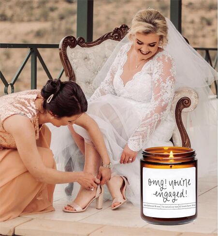 OMG, You're Engaged! Candle gift，Engagement Gift Candle 7oz in Saudi Arabia