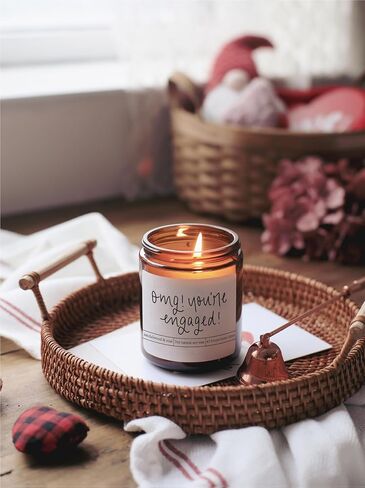 OMG, You're Engaged! Candle gift，Engagement Gift Candle 7oz in Saudi Arabia