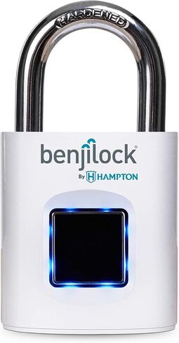 BL40002WH BenjiLock 43 mm Fingerprint Padlock (Matte White) in Saudi Arabia