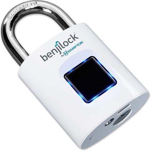 BL40002WH BenjiLock 43 mm Fingerprint Padlock (Matte White) in Saudi Arabia