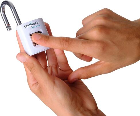 BL40002WH BenjiLock 43 mm Fingerprint Padlock (Matte White) in Saudi Arabia