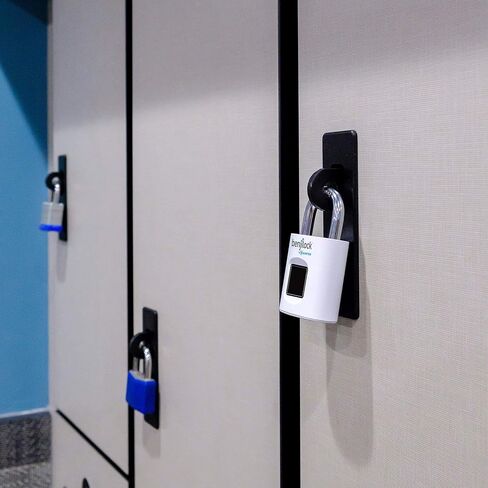 BL40002WH BenjiLock 43 mm Fingerprint Padlock (Matte White) in Saudi Arabia