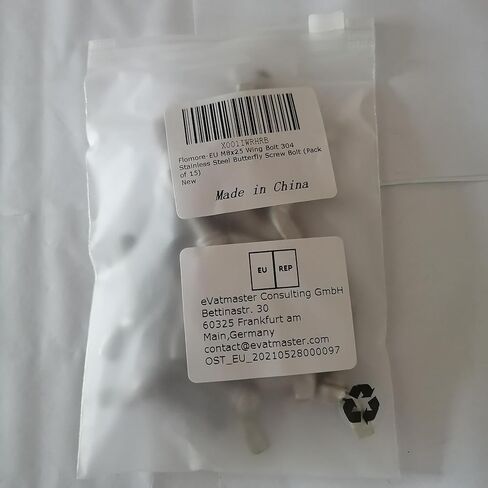 M8x10 Wing Bolt 304 Stainless Steel Butterfly Screw Bolt (Pack of 20) in Saudi Arabia
