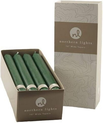 Northern Lights Candles Premium Tapers 10" 12PK - Ivory - 76596 in Saudi Arabia
