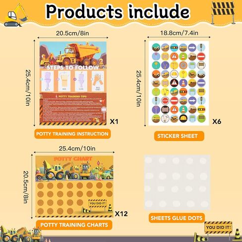 21 قطعة من ملصقات التدريب على استخدام المرحاض، مخطط بناء المرحاض للأطفال الصغار الأولاد مع 324 قطعة من ملصقات التدريب على استخدام المرحاض و40 نقطة صمغ لمكافآت الأطفال على استخدام المرحاض in Kuwait