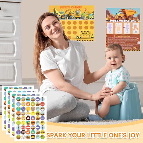 21 قطعة من ملصقات التدريب على استخدام المرحاض، مخطط بناء المرحاض للأطفال الصغار الأولاد مع 324 قطعة من ملصقات التدريب على استخدام المرحاض و40 نقطة صمغ لمكافآت الأطفال على استخدام المرحاض in Kuwait