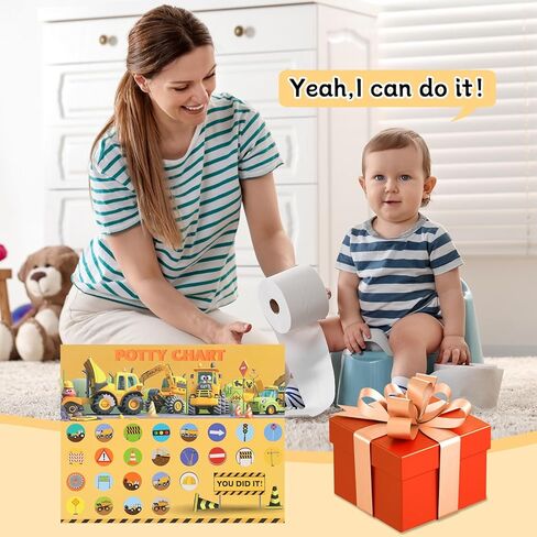 21 قطعة من ملصقات التدريب على استخدام المرحاض، مخطط بناء المرحاض للأطفال الصغار الأولاد مع 324 قطعة من ملصقات التدريب على استخدام المرحاض و40 نقطة صمغ لمكافآت الأطفال على استخدام المرحاض in Kuwait