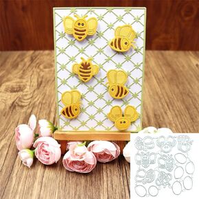 Ammsochy Cutting Dies Metal Stencils Scrapbooking Tools Flowers Lace Frame DIY Embossing Template for Paper Card Making Album Arts Crafts Supplies (Rectangle Love line frame-13.8x10.5cm)