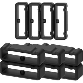 FitTurn Replacement Fastener Ring Band Keeper Loops Compatible with Fitbit Blaze -Replacement Band Keepers Secure Rings [11pcs] Silicone Fastener Rings for Fitbit Blaze Smart Watch Bands