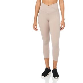 Danskin Women's Endurance Crossover Waist Crop Leggings