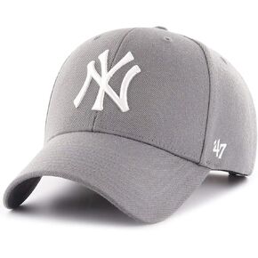 '47 Forty Seven York Yankees Dark Grey MVP Curved Visor Snapback Cap