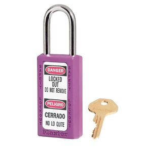 Master Lock 411RED Lockout Tagout Safety Padlock with Key