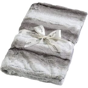 Sonoma Lavender Aromatherapy Eucalyptus Spa Blanket with Flaxseed, Hot/Cold Microwaveable Blanket for Soothing Muscles, Removable Washable Cover (44"x18", Eucalyptus, Silver Fox)