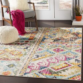 Livabliss Gertrude Area Rug 5'3" x 7'3", Multi Color