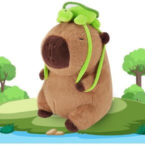 هدايا التخرج من القطيفة من Achwishap Capybara، حيوان كابيبارا المحشو مع قبعة زرقاء للتخرج بشرابة ووشاح التخرج، هدايا لطيفة من القطيفة للأطفال والبالغين والطلاب الخريجين، 9.1 بوصة in Kuwait