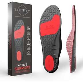 LightFeet Active Support Insoles: Arch Support Insoles Designed for Support & Comfort by Australian Podiatrists | 3-Step Arch Support for Optimal Alignment & Injury Prevention - XS