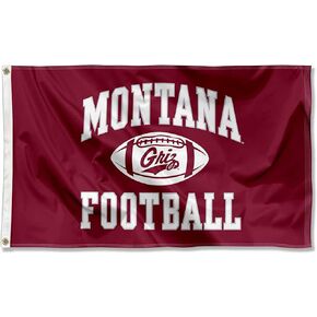 College Flags & Banners Co. Montana Grizzlies Football Flag