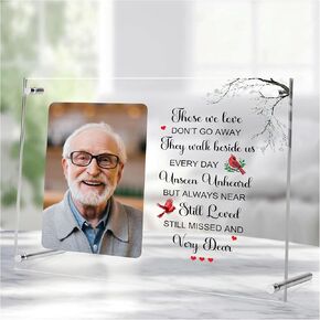 To My Daughter Acrylic Picture Frame (8"x10") Gifts for Daughter From Mom on Birthday Graduation - Mother's Day Gifts For Women - Custom Double Panel Frame with Your Photo Desktop Display