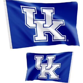 Desert Cactus University of Kentucky Flag Double Sided Wildcats UK Banners 100% Polyester Indoor Outdoor 3x5 feet Flags (Double Sided - Flag 1)