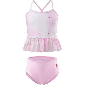 Girls Swimsuits Two Piece Tankini Bathing Suits Summer UPF 50+ Quick Dry Bikini Swimwear 1-12 Years