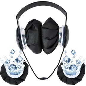 Neck Cooler for Hot Weather Reusable Ice Pack Neck Cooling Device Ice Bags Hot Water Bag for Pain Relief Leak Proof Breathable Cloth Bag for Summer Winter Indoor Outdoor