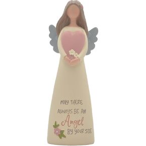 Feather & Grace Resin Figurine - May There Always Be an Angel by Your Side