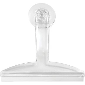 8" Clear Plastic Suction Squeegee Shower Window Cleaner
