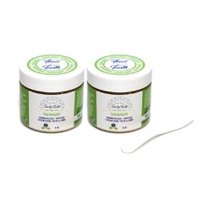 Lucky Teeth Organic Toothpaste-All Natural, Remineralizes and Fortifies Teeth and Gums. (2 oz)