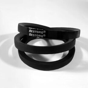 BESTORQ SPZ1312 Rubber V-Belt, Metric Black, 51.65" Length x 0.4" Width x 0.32" Height