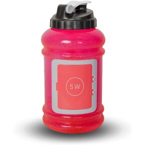 Sale Water Sports Bottle - Extra large water bottle-74.3 Oz Giant water bottle - Reusable bottles (Black)