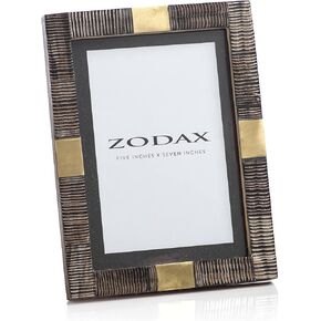 Zodax Lagos Horn & Brass Photo Frame | 5 x 7