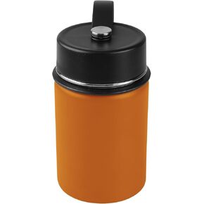 Tahoe Trails 12 oz Double Wall Vacuum Insulated Stainless Steel Water Bottle, Dark Cheddar