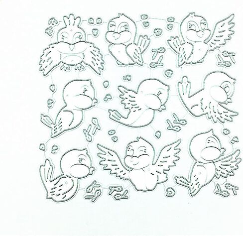 قوالب قطع من Ammsochy استنسل معدني أدوات سكرابوكينغ إطار زهور من الدانتيل قالب نقش DIY لصناعة البطاقات الورقية لوازم الحرف اليدوية (إطار خط الحب مستطيل - 13.8 × 10.5 سم) in Kuwait