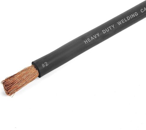 EWCS كابل لحام فائق المرونة مقاس 2 600 فولت - أحمر - 20 قدم - صنع في الولايات المتحدة الأمريكية in Kuwait