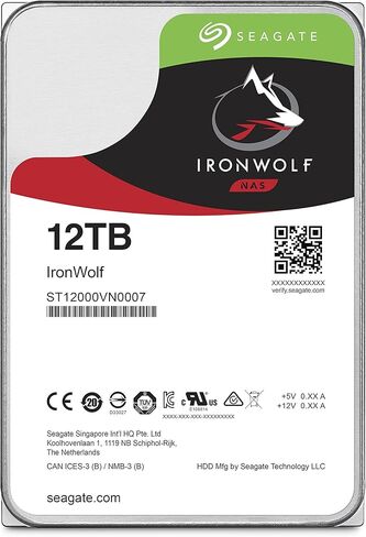 Seagate (Renewed) IronWolf 4TB NAS Internal Hard Drive HDD – 3.5 Inch SATA 6Gb/s 5900 RPM 64MB Cache for RAID Network Attached Storage (ST4000VN008) in Saudi Arabia