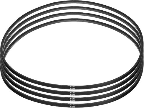 uxcell 4pcs A58 or 4L600 Classic Wrapped Rubber V-Belt, 58"(1475mm) Inside Circumference, A Profile V Belt in Saudi Arabia