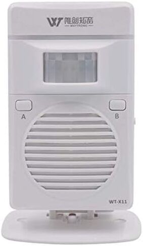 Motion Sensor Doorbell Alarm with Rotatable Stand and Wide 120 Degree Detection for Store Supermarket Entrance Home Security and Exit etc. in Kuwait