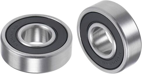 2pcs Deep Groove Ball Bearings - [10mm x 26mm x 8mm] Chrome Steel Ball for Motors Machine Tool Gearboxes Bearing Use, Double Seal ABEC3 in Saudi Arabia