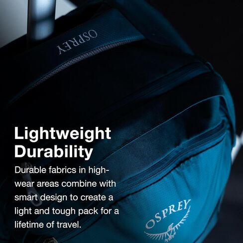 Osprey Farpoint Men's Wheeled Travel Pack 36L, Muted Space Blue in Saudi Arabia