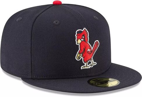 New Era MLB 59FIFTY Cooperstown Authentic Collection Fitted On Field Game Cap Hat (as1, Numeric, Numeric_7_and_3_Quarters, St Louis Cardinals Navy Cooperstown) in Saudi Arabia