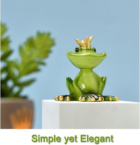 Frog Sculpture Statue Funny Resin Frog, Creative Frog Figurine Froggy Yoga Pose Frog Mascot Frogs Collectible Animals Resin Crafts for Home Office Bathroom Garden Decoration Gift (Bridge Type) in Saudi Arabia