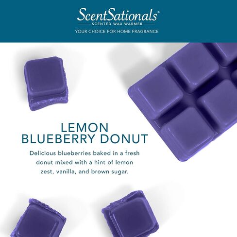 Scentsationals Wax melt, Lemon Blueberry Donut in Saudi Arabia