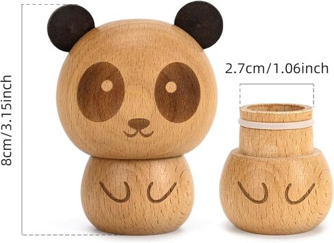 Wooden Toothpick Dispenser Cute Panda Style Toothpick Holder Storage Box Case for Home Restaurant Club Bar Party Contains Toothpicks in Kuwait