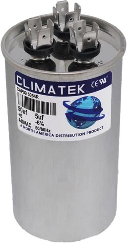 مكثف دائري ClimaTek - يناسب GE # 97F9970 | 50/5 فائق التوهج MFD 370/440 فولت تيار متردد in Saudi Arabia
