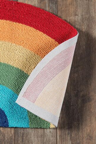 سجادة المطبخ Novogratz من Momeni Rugs Cucina Half Moon Rainbow مقاس 1'5 بوصة × 2'10 بوصة، (الموديل: CUCINCNA12MTI152A) in Kuwait