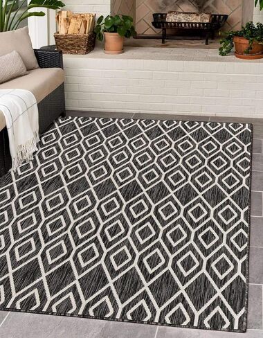 Jill Zarin Outdoor Collection Area Rug - Turks and Caicos (2' x 6' Runner Pink and Aqua/Light Blue) in Saudi Arabia