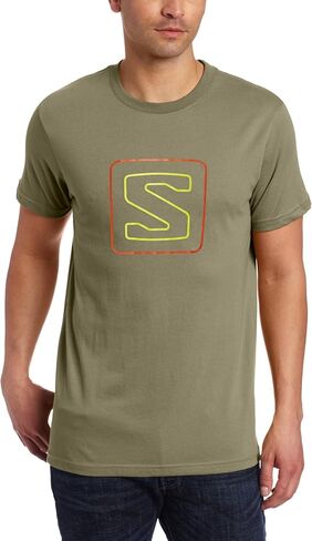Salomon Men's Poly Logo Tee in Saudi Arabia