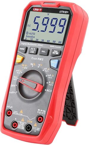 UNI-T UT61B+ Digital Multimeter True RMS AC/DC Voltage Current Resistance Capacitance Tester in Saudi Arabia